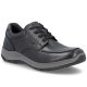 Bequeme Herren-Lederschuhe, Weite H, schwarz, Rieker 03607-24