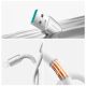 8. Joyroom S-A51 Cutting-Edge Series 3A USB-A - Lightning Kabel 1,2m - hellgrau