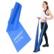 Trainingstape für Pilates-Übungen, 2000 x 150 x 0,550 mm, 15–25 kg, blau