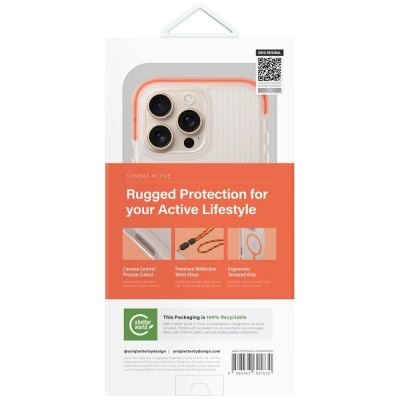 6. Uniq Combat Active Magclick Ladehülle für iPhone 16 Pro - Orange