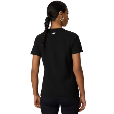 3. Damen-T-Shirt 4F F2785 Tiefschwarz 4FWSS26TTSHF2785 20S
