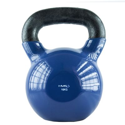 36. Blaue HMS KNV16 Kettlebell aus Gusseisen, 16 kg