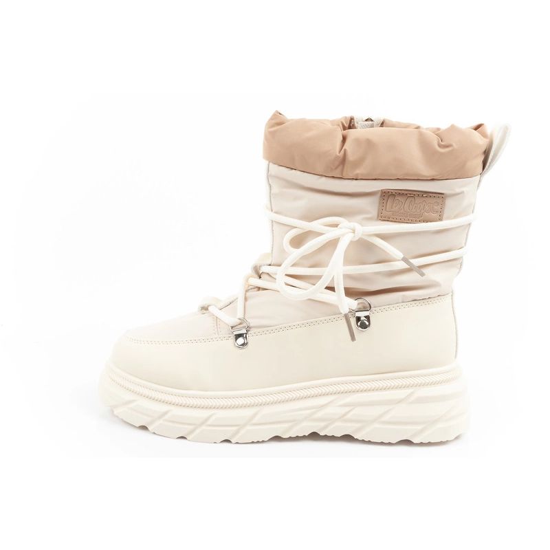2. Lee Cooper Damen Winter-Wanderschuhe, isoliert, Beige und Creme