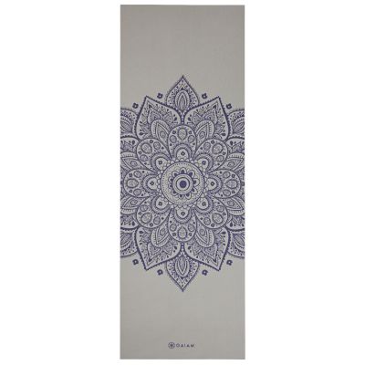 6. Gaiam Sustained Sundial Flower Yogamatte 5 mm 65732