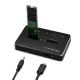 14. QOLTEC 2x SSD M.2 SATA | NGFF | USB Typ C Dockingstation