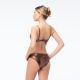 12. Damen-Bikinihose in Traubenfarbe
