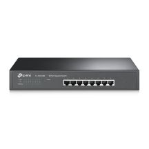 TP-Link TL-SG1008 Netzwerk-Switch, unmanaged Gigabit Ethernet (10/100/1000), Schwarz