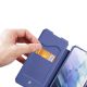 4. DUX DUCIS Skin X booktype case schutzhülle aufklappbare hülle für Samsung Galaxy S22+ (S22 Plus) blau