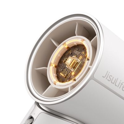 4. Jisulife Handheld Fan Pro1 Mini 4250mAh USB-C Tragbarer Ventilator - Weiß