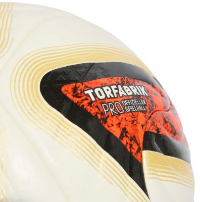 4. Fußball adidas Bundesliga 26/27 Torfabrik Pro weiß-orange-gold KG6037