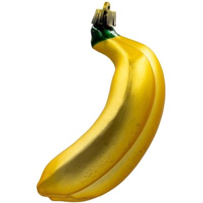 8. Dekorative Plastikkugeln, sicher, 7 Stück, Bananen-Glimmer