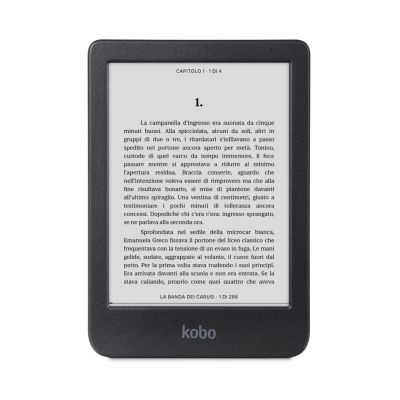 Kobo Clara E-Book-Reader, Schwarzweiß, 6" E-Ink, Carta 1300 HD, 16 GB, WLAN, Schwarz