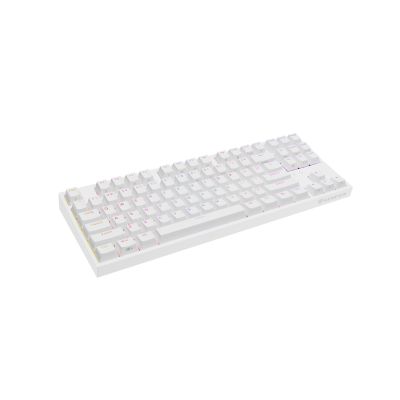 2. GENESIS Thor 404 TKL Gaming-Tastatur USB QWERTY Amerikanische Internationale Tastatur Weiß