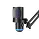 BOYA CastMic G40B Kabelgebundenes USB-C-Gaming-Mikrofon mit Mikrofonarm – Schwarz