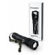 4. Wozinsky WLT-15W 15W 1500lm CREE IP65 Taktische Taschenlampe mit einstellbarem Lichtkegel - Schwarz