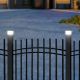 6. GREENBLUE LED-Solarleuchte für Pfosten. 100 x 100 mm, Umschlagform, 3200 K GB128 WW