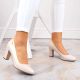 23. Sergio Leone W SK193B Pumps mit beigefarbenem Perlenabsatz 