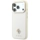 2. Guess Saffiano Small 4G & Classic Logo MagSafe Hülle für iPhone 18 Pro / 17 Pro - Beige