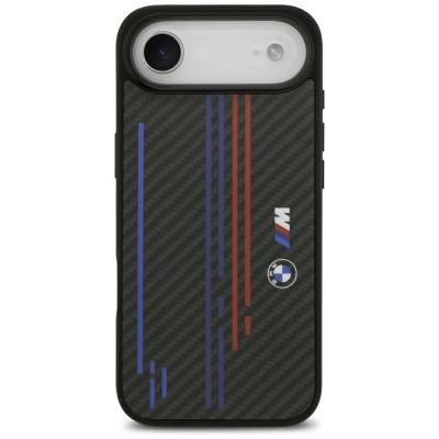 BMW M Kevlar Lines & Logo MagSafe Case für iPhone Air – Schwarz