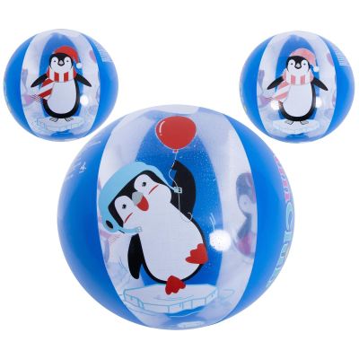 Aufblasbarer Strandball 50 cm Pinguin Magic Ink 53060