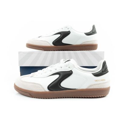 10. Skechers Kickoff Damen Sneakers weiße Leder Sportschuhe