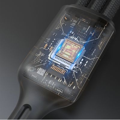 4. Ladekabel für Apple Watch Dudao A12Max+ PD 100W 3in1: USB-C Lightning 1,2m – Schwarz