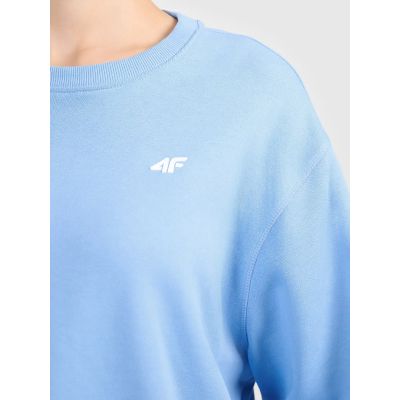 3. Damen-Sweatshirt mit Rundhalsausschnitt, offen, Größe 4F 4FWAW26TSWSF2672-32S