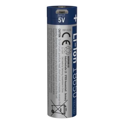 2. Ansmann 1307-0003 Akku für den Heimgebrauch, wiederaufladbarer 18650 Lithium-Ionen-Akku (Li-Ion)