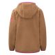 2. Kinder-Fleecejacke Trollkids Kids Aurlandsfjord Jacket mit Kapuze, Reißverschluss und in Braun (466-823)