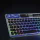 10. Dux Ducis Keyboard (CK Series) Kabellose Tastatur für Laptop/Tablet/Telefon – Transparent