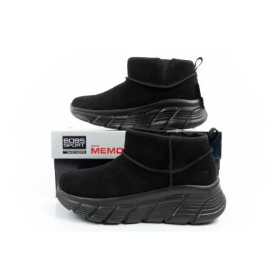 19. Skechers Damen Winterstiefel Isolierte Lederstiefeletten