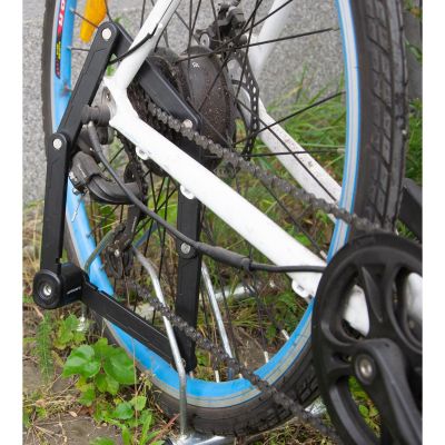 6. Faltbares Fahrradschloss von Dunlop, 85 cm