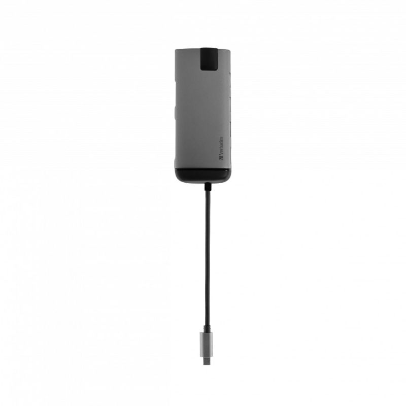 5. VERBATIM MULTIPORT USB-C 3.1, 3x USB 3.0, HDMI 4K, RJ45, SD/MICRO SD 49142
