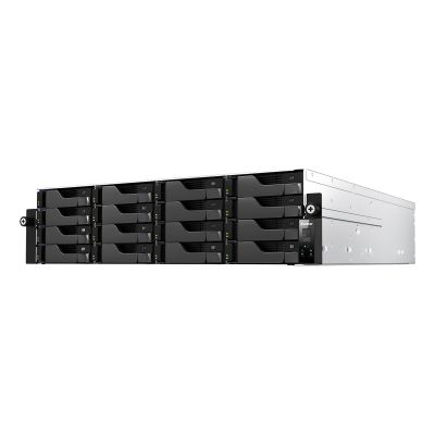 4. Asustor LOCKERSTOR 16R Pro Gen2 NAS Desktop AMD Ryzen™ 7 7745 16 GB DDR5 0 TB Schwarz, Stahl