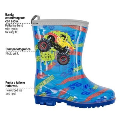 11. Perletti Gummistiefel Truck Jr 15648