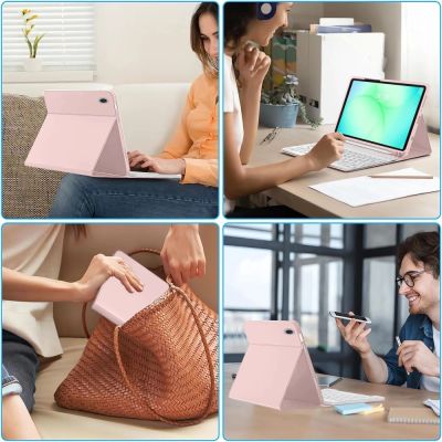 8. Tech-Protect SC Pen Hülle für Samsung Galaxy Tab A9 / A11 8.7 X110 / X115 / X133 / X135 - Pink