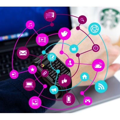 16. Rubicon RNCE89-3 Smartwatch in Roségold