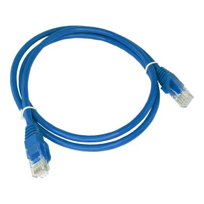 ALANTEC-Patchkabel U/UTP cat5e PVC 0,25 m blau