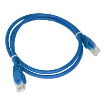 ALANTEC-Patchkabel U/UTP cat5e PVC 0,25 m blau