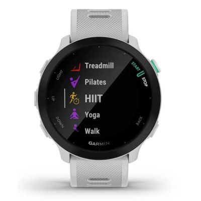 33. Garmin Forerunner 55 Weiße Sportuhr