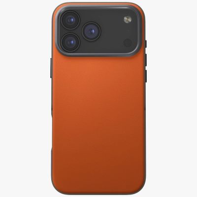 2. UNIQ Lyden DS Hülle für iPhone 17 Pro Max mit Magclick-Ladefunktion – Orange-Grau
