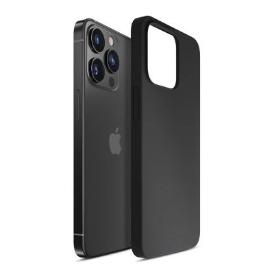 13. iPhone 13 Pro Max Serie 3mk Silikonhülle - Schwarz