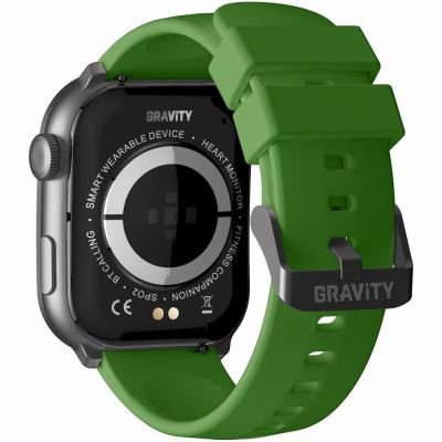 9. Herren-Smartwatch GRAVITY GT28-4 Armband + Armband Grün Schwarz