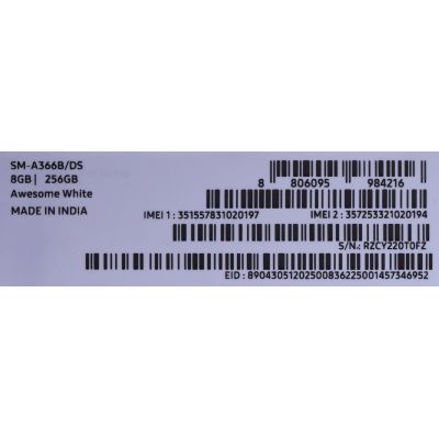 13. Samsung Galaxy A36 (A366) 5G DS. 8/256GB Weiß