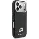 4. Karl Lagerfeld Karl & Choupette Head Pins Saffiano MagSafe Hülle für iPhone 17 Pro Max - Schwarz