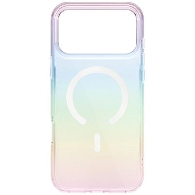 5. Uniq Iridescia Hülle für iPhone 17 Pro Max Magclick Charging - Mehrfarbig
