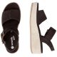 5. Braune Keilsandalen aus Leder für Damen, Remonte by Rieker D1N54-25