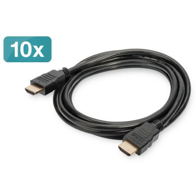 Digitus High Speed HDMI-Kabel mit Ethernet, 10er-Pack