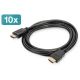 Digitus High Speed HDMI-Kabel mit Ethernet, 10er-Pack
