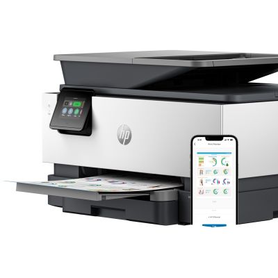 34. HP OfficeJet Pro 9120b Kabelloser Multifunktions-Farbdrucker, Duplexdruck; Kopieren, Scannen